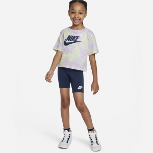 Детски Комплект Nike NKG BOXY TEE & BIKE SHORT