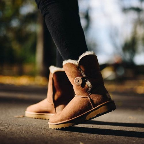 ДАМСКИ БОТУШИ UGG BAILEY BUTTON II CLASSIC BOOT