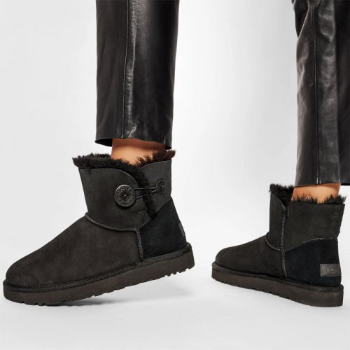 ДАМСКИ БОТУШИ UGG MINI BAILEY BUTTON II CLASSIC BOOT