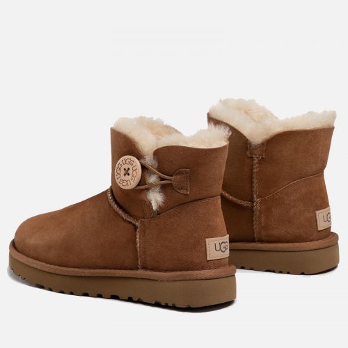 ДАМСКИ БОТУШИ UGG MINI BAILEY BUTTON II CLASSIC BOOT