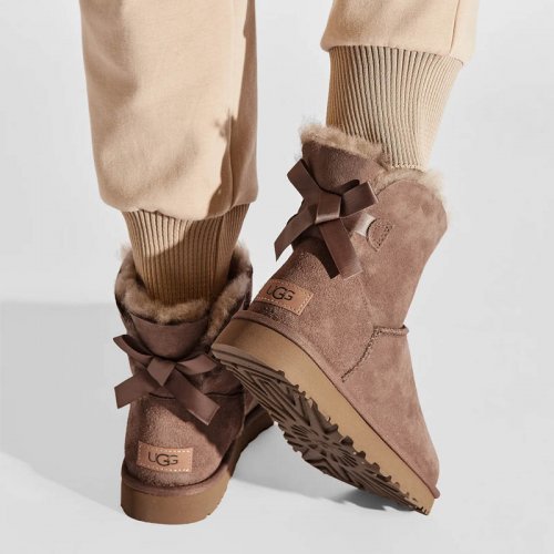 ДАМСКИ БОТУШИ UGG MINI BAILEY BOW II CLASSIC BOOT