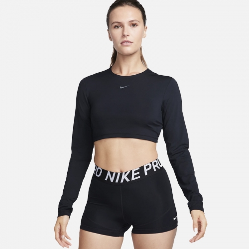 Дамска Блуза Nike W NP DF CROP LS FEMME