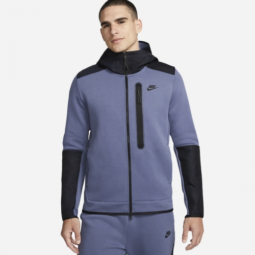 Мъжко Горнище Nike M NSW TCH FLC OVERLAY FZ