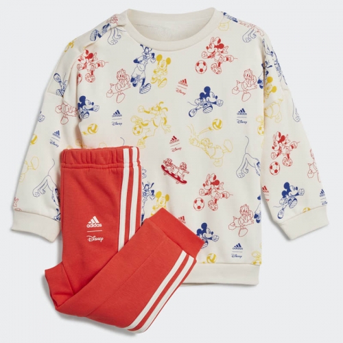 Бебешки Комплект Adidas X DISNEY MICKEY MOUSE CREWNECK AND JOGGER SET