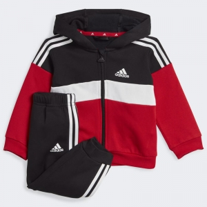 Бебешки Комплект Adidas TIBERIO 3-STRIPES COLORBLOCK FLEECE