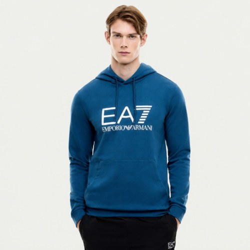 Мъжки суитшърт Emporio Armani TRAIN CORE ID M BIG LOGO HOODI - 7M001413-UB053