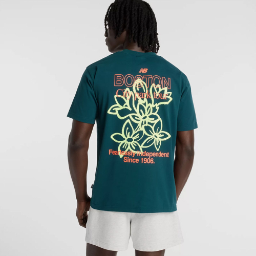 Мъжка Тениска New Balance SHIRT BOSTON CITY RUN T-SHIRT - MT61T0QM-AAV