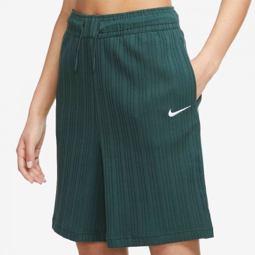 ДАМСКИ КЪСИ ПАНТАЛОНИ NIKE JRSY RIB BLLR SHORT