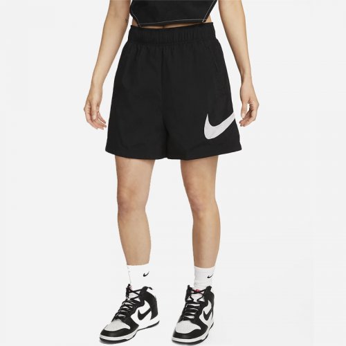 ДАМСКИ КЪСИ ПАНТАЛОНИ NIKE NSW ESSNTL WVN HR SHORT HBR