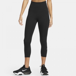 ДАМСКИ КЛИН NIKE ONE DF HR CROP TGHT