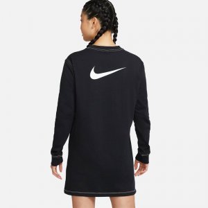 ДАМСКА РОКЛЯ NIKE SWOOSH GX LS DRSS