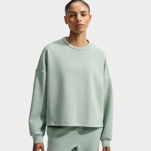 Дамска Блуза Nike W NK 24.7 DF CREW SOFT KNIT - HQ8193-006