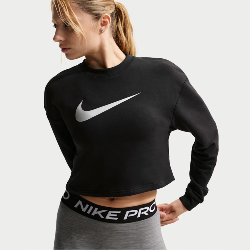 Дамска Блуза Nike W NP DF CREW FLC TT GRX - IB8979-010