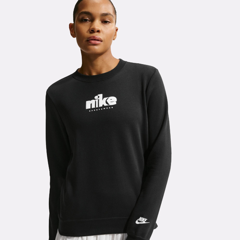 Дамска Блуза Nike W NSW CLUB FLC STD GX CREW - IF0224-010 Дамска Блуза Nike W NSW CLUB FLC STD GX CREW - IF0224-010