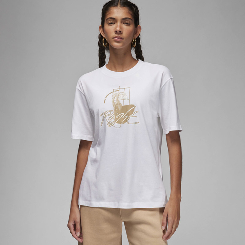 Дамска Тениска Nike W J GF SS TEE GFX - FD7244-100 Дамска Тениска Nike W J GF SS TEE GFX - FD7244-100