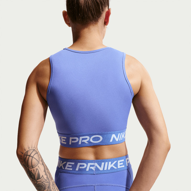 Дамски Потник Nike PRO DF 365 CROP TANK - FZ3615-570 Дамски Потник Nike PRO DF 365 CROP TANK - FZ3615-570