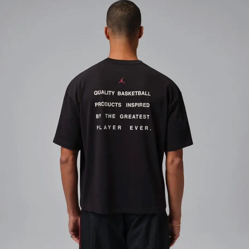 Мъжка Тениска Nike M J FLT SCRIPT BOXY SS CREW - IF3014-010 Мъжка Тениска Nike M J FLT SCRIPT BOXY SS CREW - IF3014-010