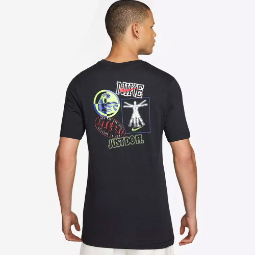 Мъжка Тениска Nike M NK TEE STD TRAIN STICKERS - IH1953-010