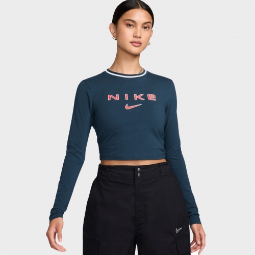 Дамска Блуза Nike W NSW LS SLIM CRP TEE OC