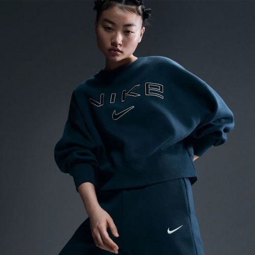 Дамска Блуза Nike W NSW PHNX FLC OOS LOGO CREW