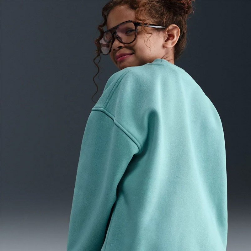 Детска Блуза Nike G NSW CLUB FLC OVRSZD CREW LBR - FD2923-017 Детска Блуза Nike G NSW CLUB FLC OVRSZD CREW LBR - FD2923-017