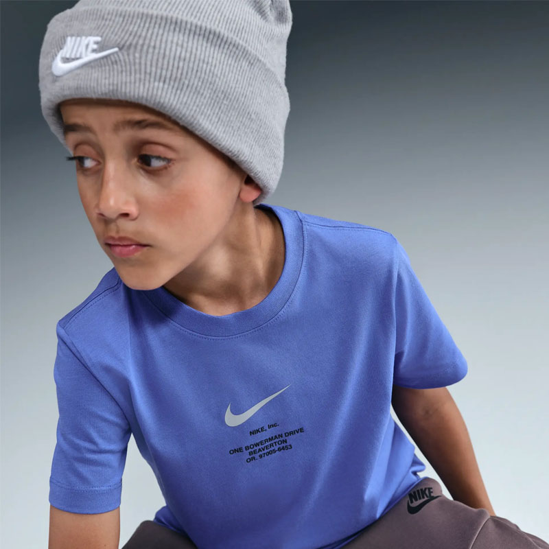 Детска Тениска Nike B NSW ATHL TEE REG - IH5202-411 Детска Тениска Nike B NSW ATHL TEE REG - IH5202-411