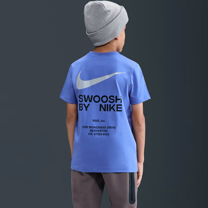 Детска Тениска Nike B NSW ATHL TEE REG - IH5202-411 Детска Тениска Nike B NSW ATHL TEE REG - IH5202-411