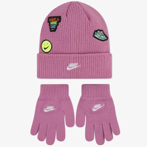 Детски Комплект Nike NAN PATCH PEAK BEANIE SET - 9A3135-ACG