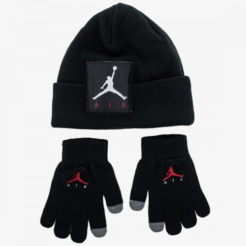 Детски Комплект Nike NAN NIKE PATCH PEAK BEANIE SET - 9A3135-023