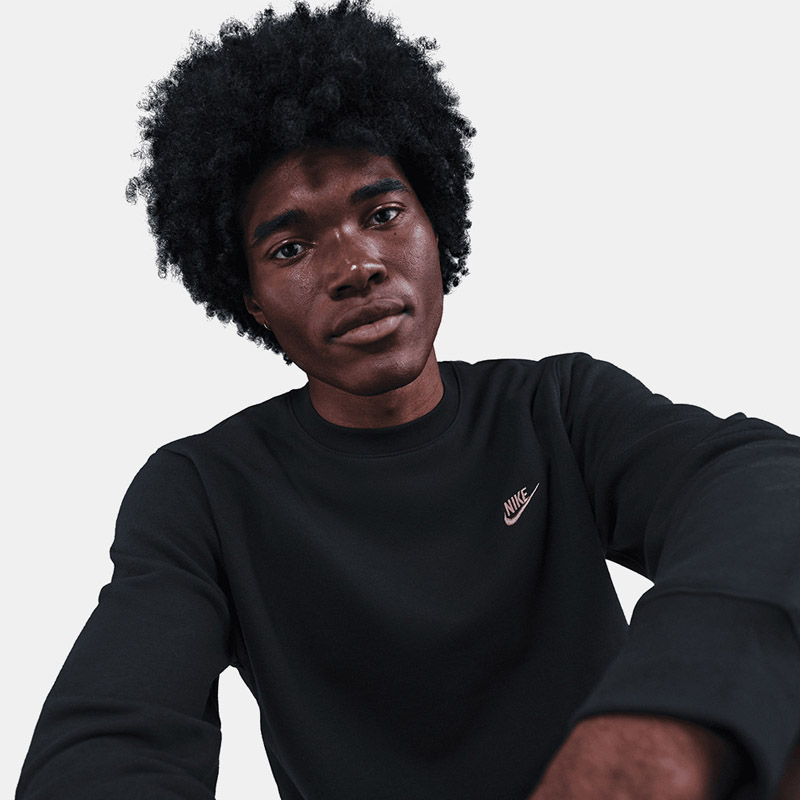 Мъжка Блуза Nike M NK CLUB BB CREW NEO VRSTY - IB3303-010 Мъжка Блуза Nike M NK CLUB BB CREW NEO VRSTY - IB3303-010