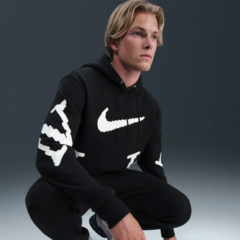 Мъжки Суичър Nike M NK CLUB BB GX HDY NEO VAR - IH4258-010 Мъжки Суичър Nike M NK CLUB BB GX HDY NEO VAR - IH4258-010