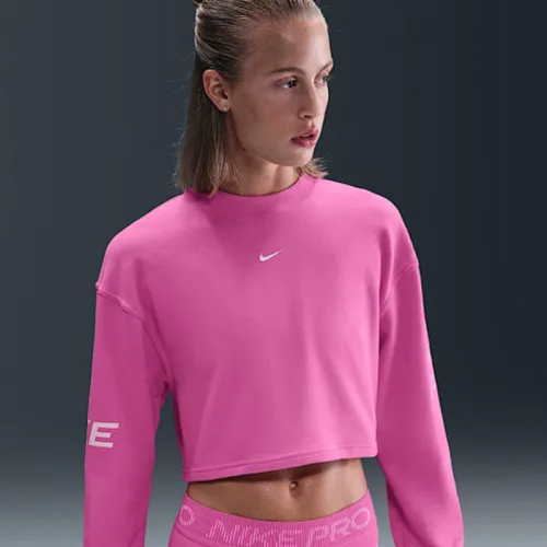 Дамска Блуза Nike W NP DF FLC CREW TT GRX - HV3591-675