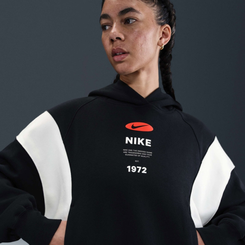 Дамски Суичър Nike W NSW PHNX FLC REMIX OOS HDY - IH8516-010