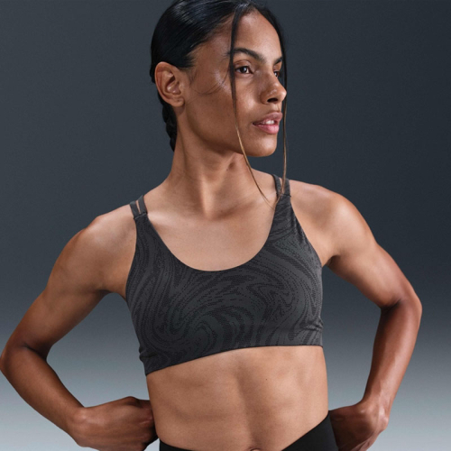 Дамско Спортно Бюстие Nike W NK ZENVY AOP BRA - HQ2802-010