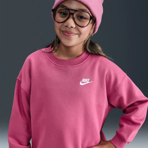 Детска Блуза Nike G NSW CLUB FLC OVRSZD CREW LBR - FD2923-634
