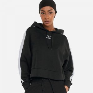 ДАМСКИ СУИЧЪР PUMA ICONIC T7 CROP HOODIE