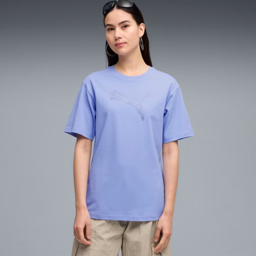 Дамска Тениска Puma HER Relaxed Graphic, Intense Lavender - 691884-60