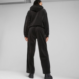 Дамско Долнище Puma ESS ELEVATED Velour Straight Pants