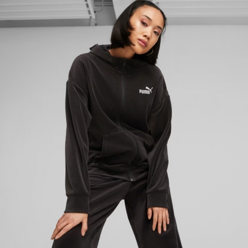 Дамско Горнище Puma ESS ELEVATED Velour FZ Hoodie