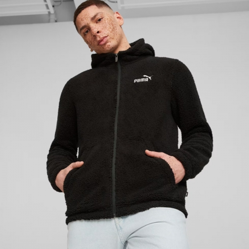 Мъжко Горнище Puma ESS ELEVATED Sherpa Full-Zip Hoodie