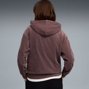 Дамски Суичър Puma ESS ELEVATED Comfort Velour Rib Hoodie - 688107-88