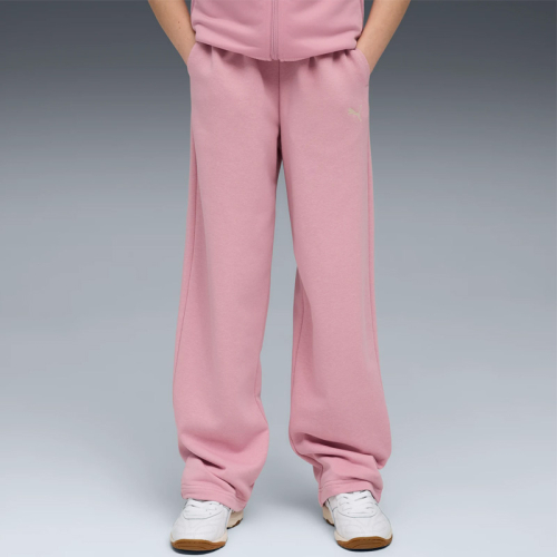 Детско Долнище Puma WARDROBE ESS Relaxed Wide Leg Sweatpants TR G - 629896-65