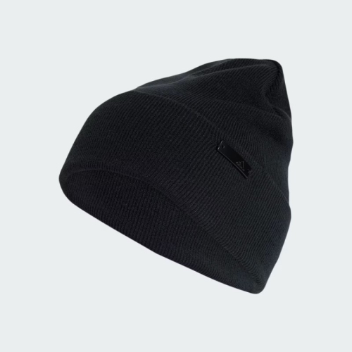Детска шапка adidas TONAL MET BEAN BLACK - JF3662