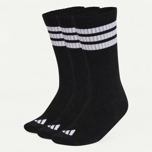 Чорапи Adidas 3S ESS C CRW 3P BLACK/WHITE/WHITE - KC9641