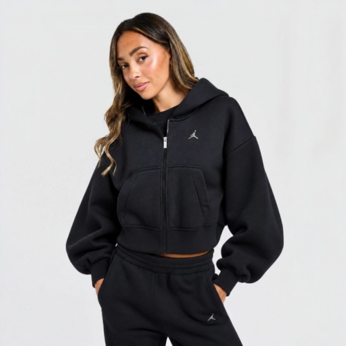 Дамски суитшърт Nike Jordan W J BRK FLC MD CRP FZ BB - IO2370-010