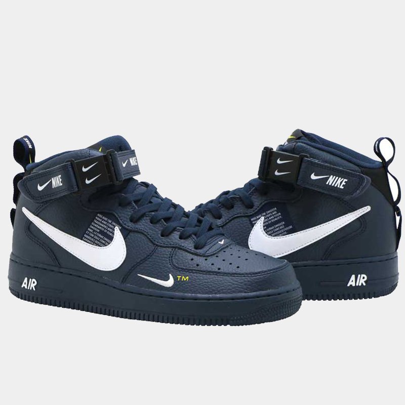 Air Force 1 '07 Mid LV8 'Navy' - Nike - 804609 403 - navy