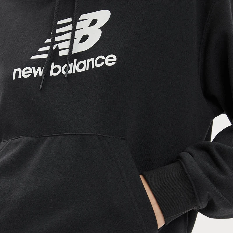 Дамски Суичър New Balance SHIRT FRENCH TERRY STACKED LOGO HOODIE Дамски Суичър New Balance SHIRT FRENCH TERRY STACKED LOGO HOODIE