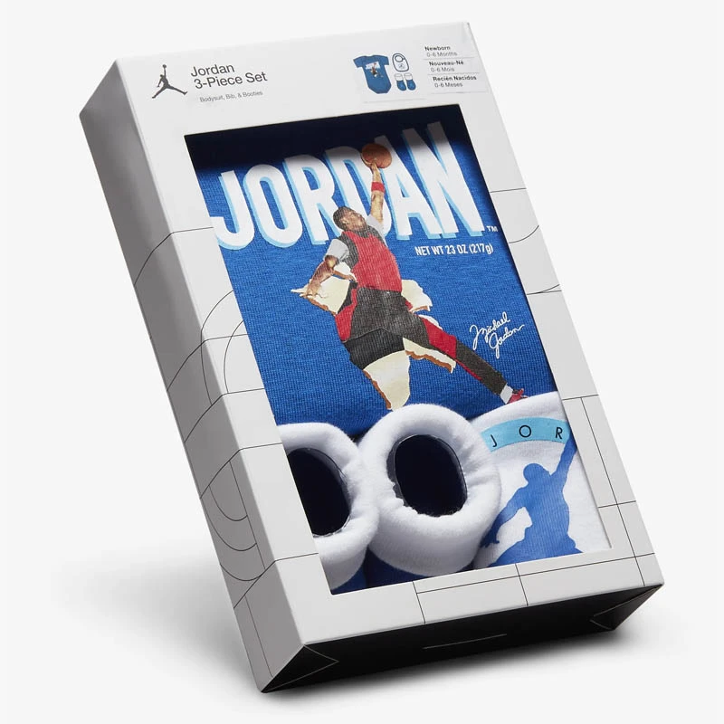 Бебешки Комплект Nike JHB MVP BS/BIB/BOOTIE 3PC SET Бебешки Комплект Nike JHB MVP BS/BIB/BOOTIE 3PC SET