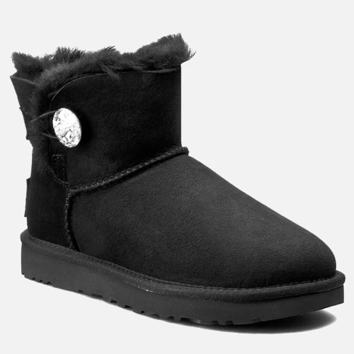 ДАМСКИ БОТУШИ UGG MINI BAILEY BUTTON BLING CLASSIC BOOT