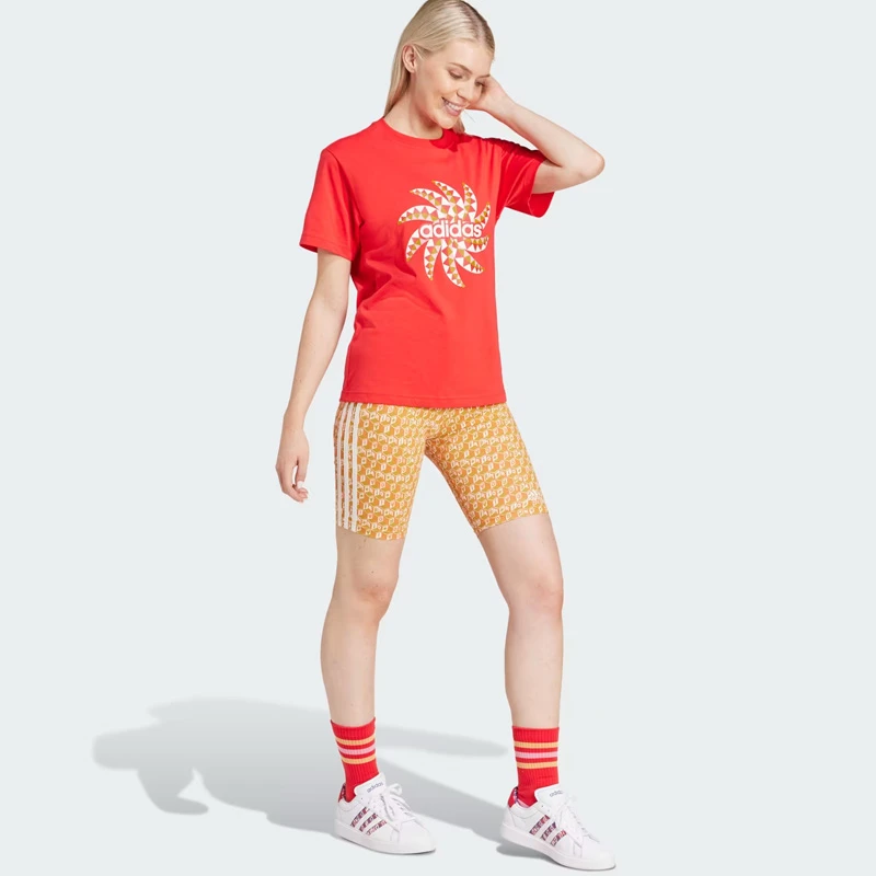 Дамска Тениска Adidas X FARM RIO GRAPHIC TEE Дамска Тениска Adidas X FARM RIO GRAPHIC TEE